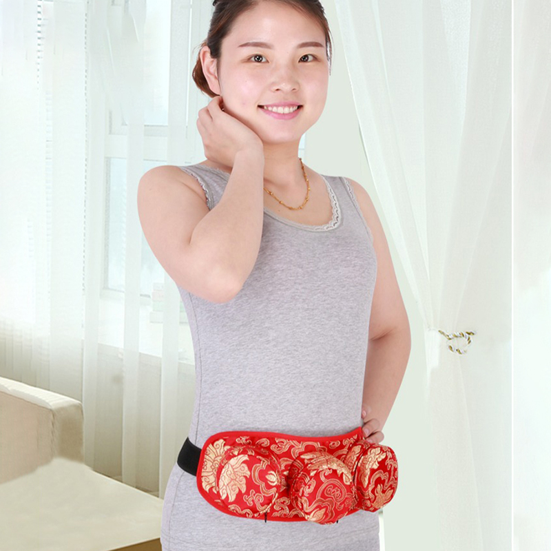 Herbal Wellness Massage - Sac de moxa traditionnel brodé sans