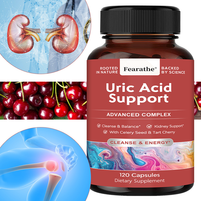 Green Herbal Wellness - Capsules de soutien à l'acide urique