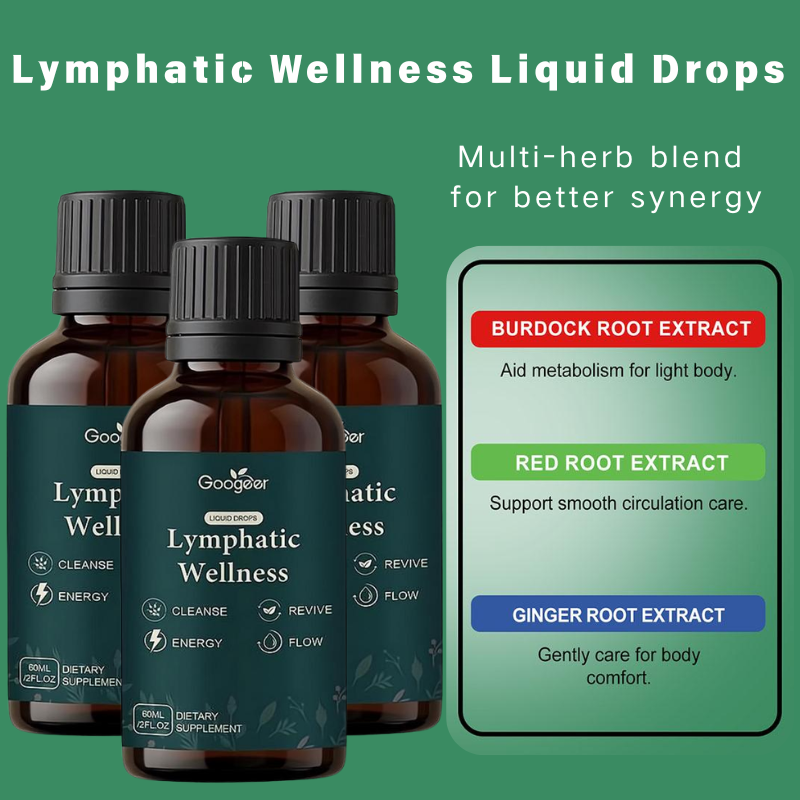 Herbal Wellness In - Gouttes liquides de soutien lymphatique 60
