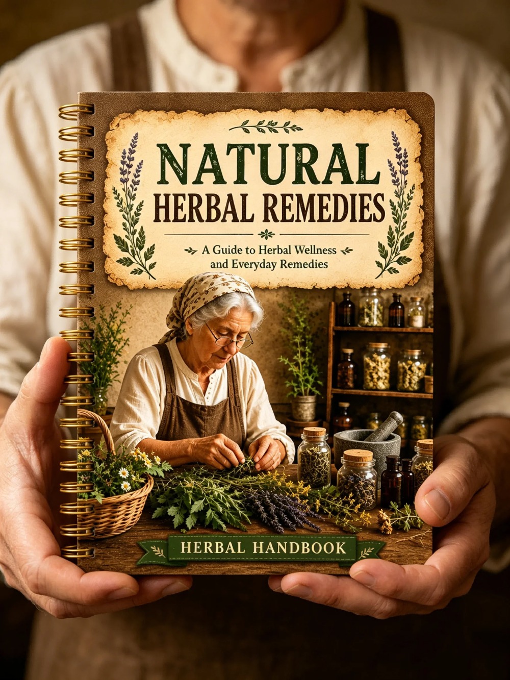 Carnet A5 au design vintage, i - Natural Herbal Wellness avis et prix