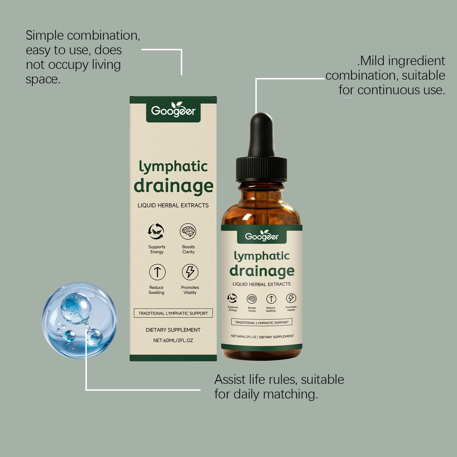 Gouttes de drainage lymphatiqu - Natural Herbal Wellness avis et prix