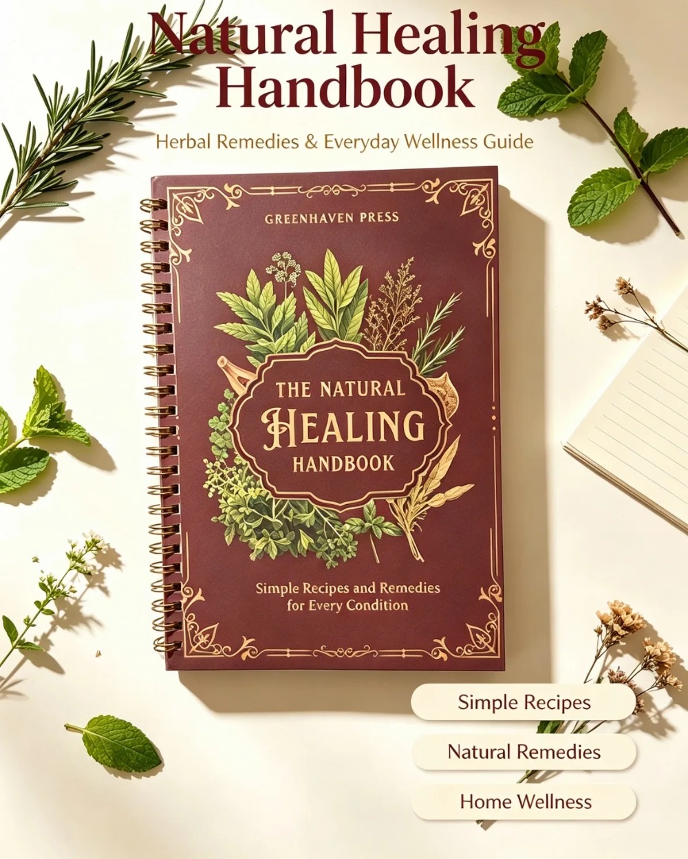 Le guide de remèdes naturels : - Natural Herbal Wellness avis et prix